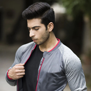 Venta al por mayor Fitness llegada hombres 100% algodón chándal conjunto hombres cremallera cuello falso chaqueta con pantalones para correr para la venta - Product Image 4