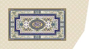 Tapis en coton à poils longs de style persan, tufté à la main, adapté aux animaux domestiques, écologique, antidérapant, avec envers en latex de 12 mm d'épaisseur, ensembles de tapis. - Product Image 2