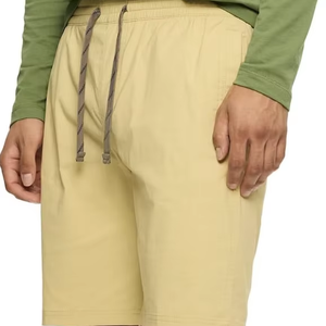 Shorts décontractés pour hommes, coupe classique, fitness, chino, été, extensible, taille en coton sergé, logo personnalisé, vente en gros directe d'usine - Product Image 1
