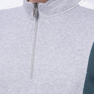 Top Trend Quality Classic Poliéster/Algodón Hombres Media cremallera Sudaderas Invierno Casual Color sólido Manga larga Heavy Duty Fleece - Product Image 4