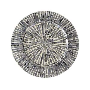 Meilleure qualité Article de service de restauration Assiette de chargeur de finition personnalisée en acier inoxydable de forme ronde Assiette de chargeur de service alimentaire - Product Image 1