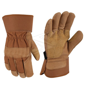 Gants de sécurité Gants de protection de travail Gants à main en cuir Industrielle Construction de haute qualité Constructeur Agriculture Jardinage - Product Image 6