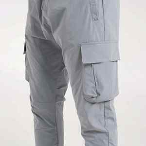 Pantalon de jogging décontracté pour hommes légers Spandex/tissu en toile de coton Durable OEM en gros en vrac - Product Image 3