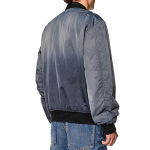 Service OEM, faible MOQ, veste bomber streetwear à capuche, poches zippées sur le devant, fournisseur direct d'usine, meilleur prix, pour hommes - Product Image 4