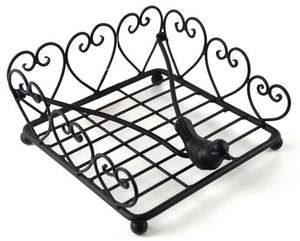 Simple Design Napkin <b>Holder</b> with Clamp High Quality Steel Metal Design Home, Hotel & Restaurant Table Utility Item - Product Image 5