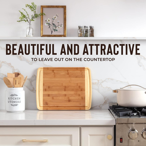 Kesici panoları mutfak masa üstü dekoratif sebze Charcuterie blokları muhteşem tasarımı klasik çevre dostu kesme tahtası - Product Image 6