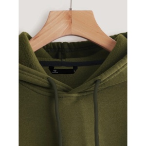 2025 nueva llegada logotipo personalizado mujeres algodón polar Yoga sudadera entrenamiento deportes recortada sudadera conjunto para mujeres - Product Image 4