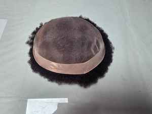 Prótesis Capilar Afro Taz con Base Mono para Hombre - Negro Africano Bangladesí - Product Image 6