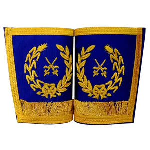 ถุงมือหนังปักลายสำหรับงานฝีมือระดับแกรนด์สำหรับ2025พร้อมป้ายเย็บติด - Product Image 1