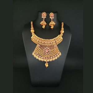 Ganpati Arts Conjunto De Joyería Fina Cobre - Product Image 1