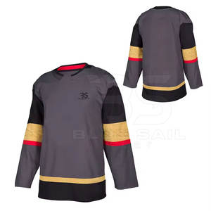 Maillot de hockey sur glace à col rond durable, idéal pour les matchs compétitifs et l'entraînement, maillot de hockey sur glace moderne à col rond - Product Image 6