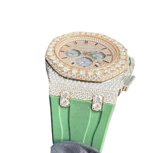 Branded Automatic Luxury Hip Hop <b>Watch</b> Wholesale Collection Diamond Tester Iced Moissanite <b>watch</b> - Product Image 2