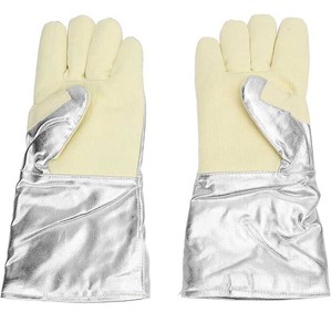 Guantes de Aramida Resistentes al Calor, 14 Pulgadas de Largo, Anti-Calor, Duraderos, Textura Suave, Cobertura Total, Protección de Seguridad - Product Image 4