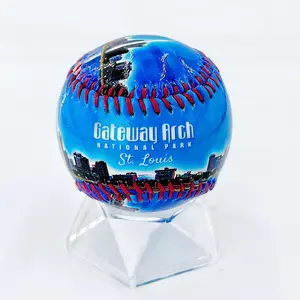 High Quality Professional 9 Inch PVC Leather Memorabilia Gift Baseball Balls
