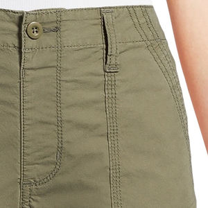 2025 ODM alta cintura Track Sweat Jogger señoras algodón polar Color bloque pantalones planos gruesos cálido-negro/marrón/piel cintura elástica - Product Image 3