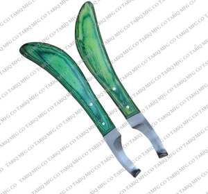 Nueva Llegada Durable Equino Hoof Knife Mano Izquierda Mano Derecha Acero Inoxidable Hoof Trimming Tool Hoof Knives por TARIQ MFG CO CE ISO - Product Image 1