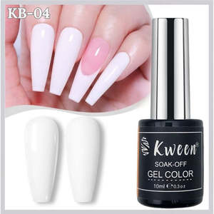 Kween Perfect White Gel Nail Polish-Soak off UV French Manicure 3D ขวดเพ้นท์เล็บ - Product Image 2