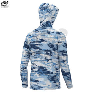 เสื้อฮู้ดลายพรางแบบมืออาชีพ สตรีทแวร์พื้นฐาน ผ้าฝ้ายผสม พิมพ์ลายดิจิทัลทั่วตัว เสื้อฮู้ดลายพรางสำหรับผู้ชาย - Product Image 5