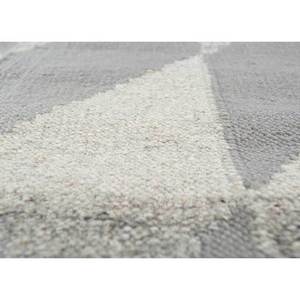 พรมขนสัตว์ลายเรขาคณิตอินดัสบาร์สีเทาและสีดำแบบทอเรียบสำหรับใช้ในบ้าน-ADWL-13088 - Product Image 3