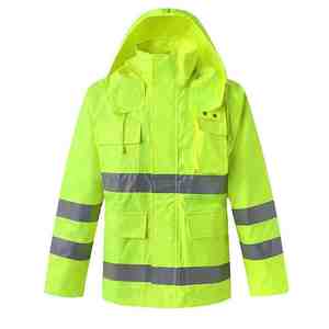 Traje de Trabajo de Seguridad de Poliéster Impermeable, Reflectante y Antibacteriano para Trabajadores de Mantenimiento al Aire Libre, Unisex, Precio de Fábrica - Product Image 3