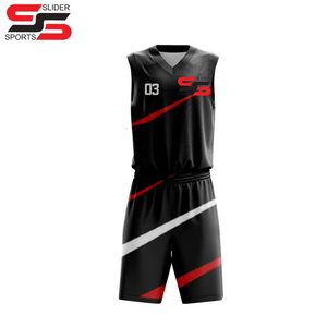 Conjunto de uniforme de baloncesto bordado Reversible con diseño de sublimación personalizado, el mejor uniforme de camiseta de baloncesto para hombres al por mayor - Product Image 6