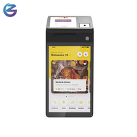 Solution de point de vente tout-en-un Z108 pour camion de restauration / magasin de détail, terminal de point de vente Android multifonctionnel avec double écran et imprimante 58 mm