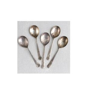 Cuillère en acier inoxydable poli moderne pour mariage, couverts en métal plaqué, argenterie, cuillère, fourchette, ensemble de couverts - Product Image 2