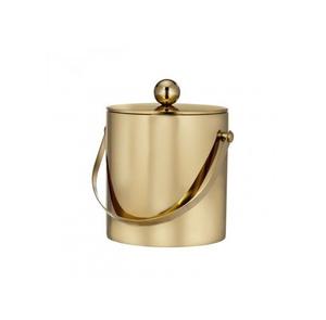 Material de acero inoxidable decorativo superventas oro antiguo cubo de hielo Barware para soporte de hielo - Product Image 5