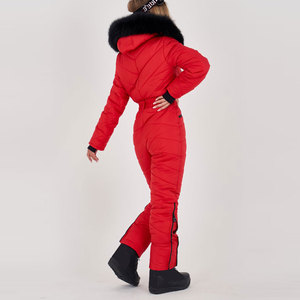 Conjunto de Esquí Impermeable y Transpirable de 3 Capas para Mujer, Talla Grande, Personalizable, con Cierre de Cremallera y Diseño Estampado - Product Image 4