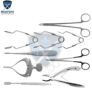 Kit de Extracción Dental Veterinaria para Perros, Instrumentos de Cirugía Oral Canina de Acero Inoxidable para Clínicas, Set Dental Veterinario - Product Image 1