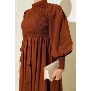 Robe Gipel à l'avant Marron - Product Image 1