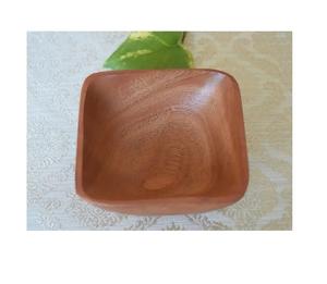 Latest <b>Square</b> Shape kitchen custom large acacia wooden dough wood bowl wholesale wooden salad bowl <b>dinner</b> table <b>set</b> - Product Image 1