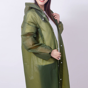 Chubasquero impermeable para mujer, abrigos largos para lluvia, senderismo, montaña, chaquetas impermeables, traje impermeable de alto espesor - Product Image 5