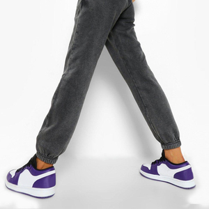 Pantalones Deportivos de Mujer con Lavado Ácido, Tejido Transpirable de Felpa Francesa, Estilo Urbano Informal, Pantalones Deportivos de Mujer con Lavado Ácido - Product Image 5