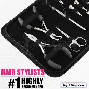 Kit de herramientas de extensión de cabello profesional, alicates de microcuentas y tijeras de corte de hilo, juego de alicates para quitar extensiones de cabello - Product Image 2