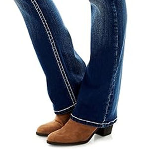 Vente en gros de haute qualité 2024 Jeans grande taille délavés pour femmes Jeans pour femmes grande taille Denim pour femmes jambes larges déchirures Denim oem - Product Image 6