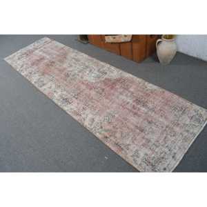 Alfombra Turca, Alfombra de Pasillo de 2.8x9.4 pies, Alfombra Roja Ombré - Product Image 3