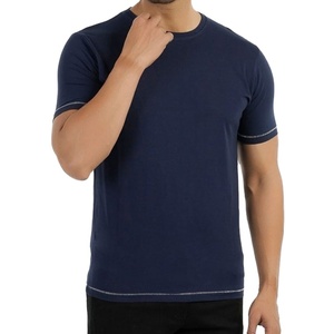 Camiseta Vintage de Punto Elástica Lisa, de Tejido Grueso de 250 g, Ajuste Delgado, Anti-Pilling, Transpirable, Personalizable y en Blanco - Product Image 4