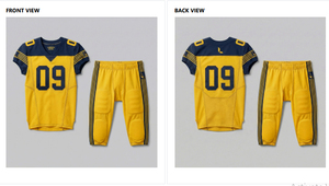 ชุดยูนิฟอร์มอเมริกันฟุตบอลแบบกำหนดเอง |   เสื้อและกางเกงฟุตบอลแบบซับลิเมชั่น |   เยาวชนและผู้ใหญ่ |   ผู้ผลิตชุดฟุตบอลแบบ OEM - Product Image 6