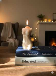 Bougie pour le corps féminin, design créatif de haute qualité, sculpture de torse féminin, bougie d'ambiance cosy, disponible au prix de fabrication - Product Image 5