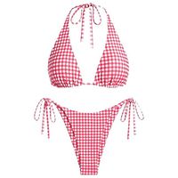 Maillots de bain pour femmes, imprimés, sexy, avec logo personnalisé, ensemble 2 pièces, antibactérien, séchage rapide, haute qualité, couleurs unies