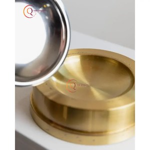 Cendrier rond sans fumée en métal de luxe pour la décoration intérieure et les accessoires pour fumeurs Support de rangement des cendres pour le bar et le complexe hôtelier au prix de gros - Product Image 4