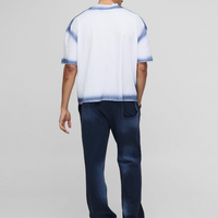 Vêtements surdimensionnés pour hommes T-shirt haut de gamme à épaules tombantes 100% coton T-shirts pour hommes