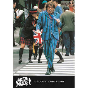 ออสติน พาวเวอร์ส ชุดสูท โปสการ์ด - Product Image 1