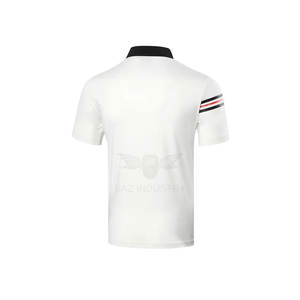 Mode d'été pour hommes décontractée pour polo à manches courtes vêtements tricotés avec motif solide - Product Image 3