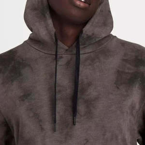 Acid Wash Winter Hoodie Custom Regular Fit Plain Vintage Washed 100% Cotton Heavyweight Pocket Hoodie <b>Men</b> Wholesale <b>Pullover</b> - Product Image 5