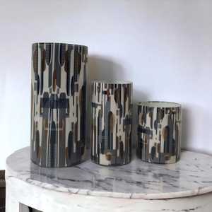 Conception d'œuvres d'art personnalisées de haute qualité votives en verre pots de bougies vides navires pour la décoration intérieure pour la pièce maîtresse de Table à dîner - Product Image 2