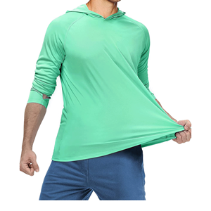 T-shirt de sport unisexe à manches longues, UPF 50+, antibactérien, 100% polyester, 180g, fermeture à enfiler, personnalisable par transfert par sublimation - Product Image 2