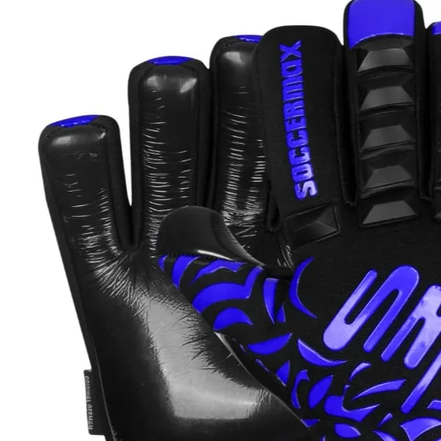 Nuovi guanti da portiere personalizzati guanti da portiere di palma guanti da portiere di calcio in lattice 2023 Soccermax