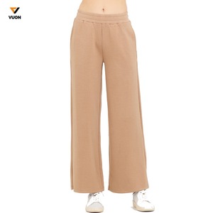 Pantalones acampanados de Yoga con cremallera de cintura alta para mujer, logotipo personalizable, entrenamiento deportivo para niñas, gimnasio, Jogger, cintura elástica, ejercicio acampanado - Product Image 4